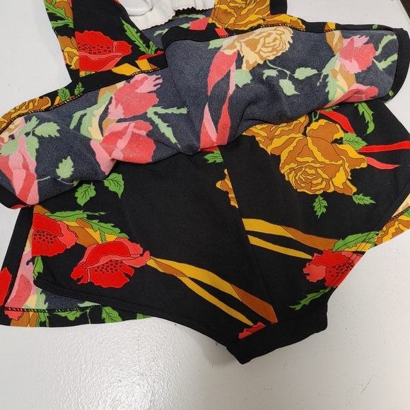 Rose Marie Reid vintage 50s floral pinup swimsuit - Picture 7 of 10